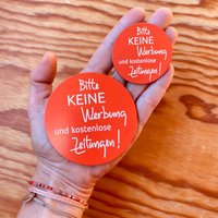Viele Farben Zwei Größen 1 Magnet Für Alles - „Bitte Keine Werbung + Kostenlose Zeitungen"/Briefkastenmagnet Briefkasten Aufkleber von aineolleoileSHOP