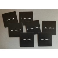 Wochenplaner Zum Specialprice - Sehr Cool in Schwarz-Weiß Dein Helfer Für Eure Pinwand. Kalender Den Kühlschrank. Familienplaner. To Do von aineolleoileSHOP