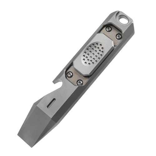 ainhue A41 Kompaktes 10,4 cm TC4 Titan-Hebeleisen, Multi-Tool EDC-Prybar mit Flaschenöffner, Stressabbau, Fidget Slider, Brecheisen ainhue A41 Kompaktes 10,4 cm TC4 Titan-Hebeleisen, Multi-Tool EDC-Prybar mit Flaschenöffner, Stressabbau, Fidget Slider, Brecheisen von ainhue