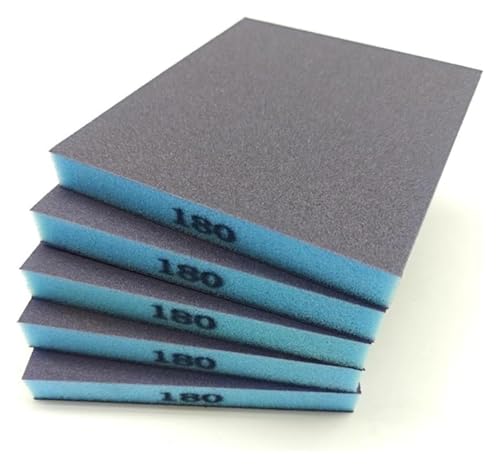 ainih 5/6pcs Sanding Sponge Coarse Medium Fine Grit Sanding Block Sander Sponges Sandpaper For Metal Wood Glass Washable And Reusable von ainih