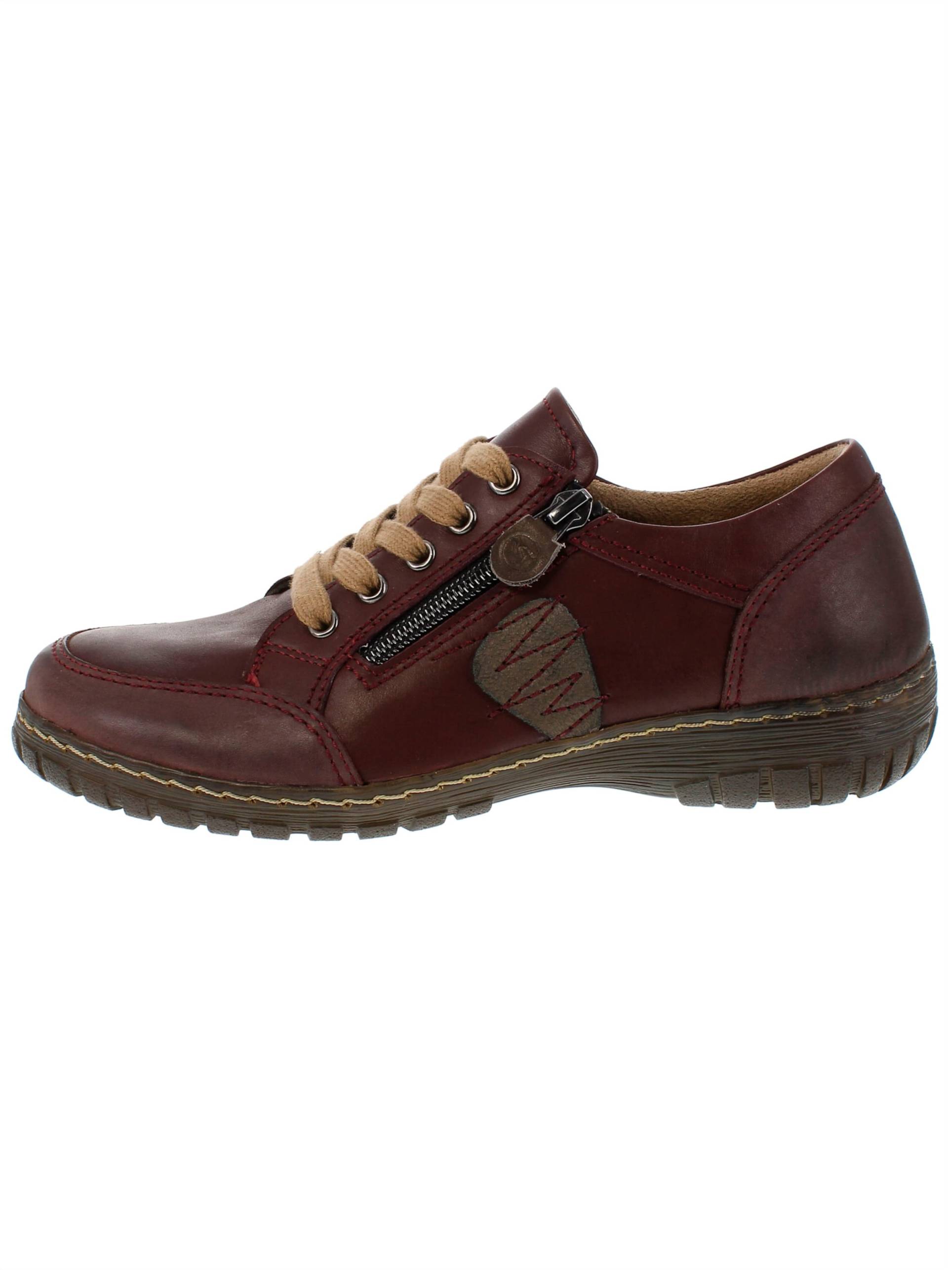 Schnürschuh in bordeaux von airsoft comfort+ von airsoft comfort+