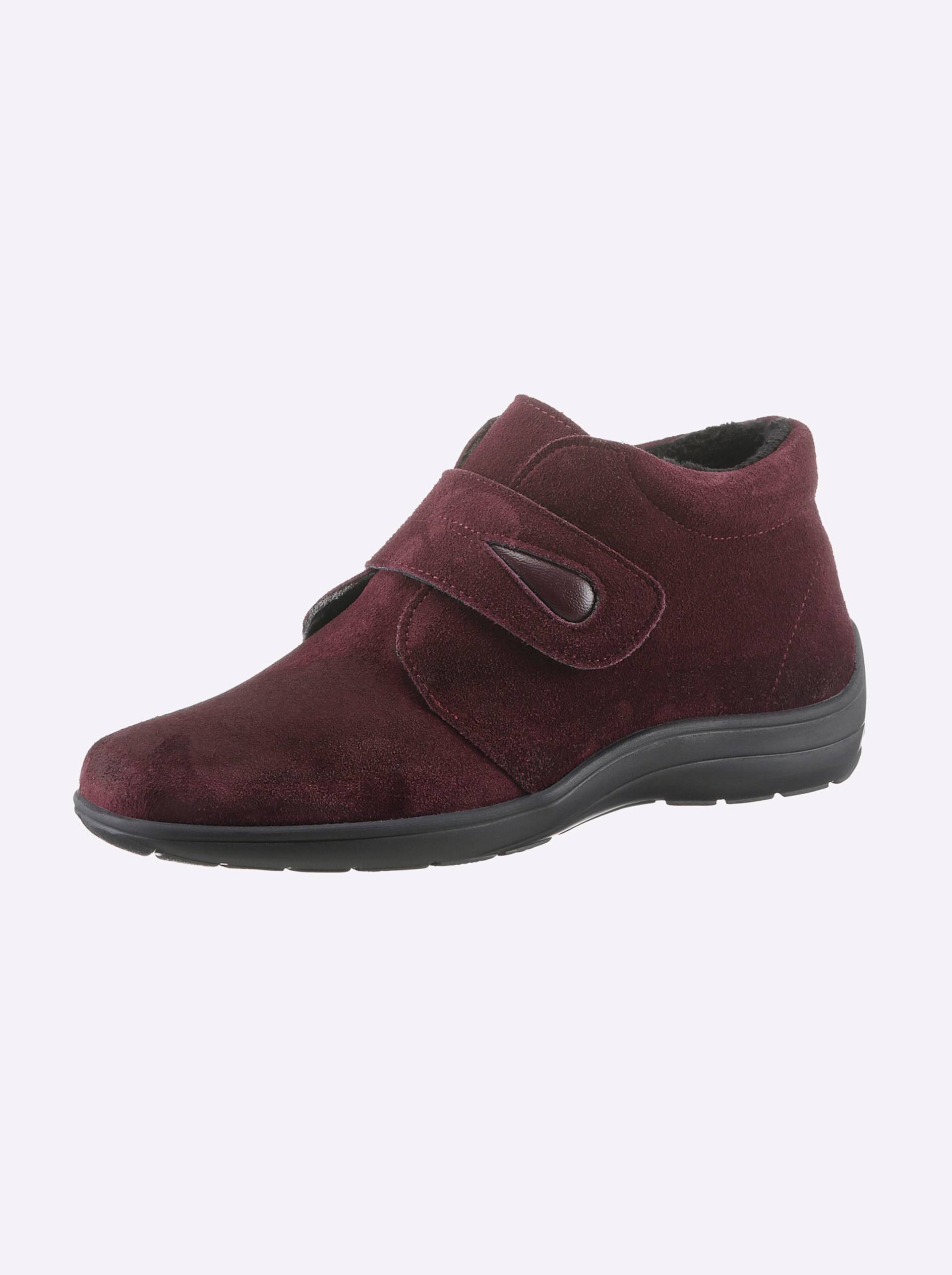 Stiefelette in bordeaux von airsoft comfort+ von airsoft comfort+