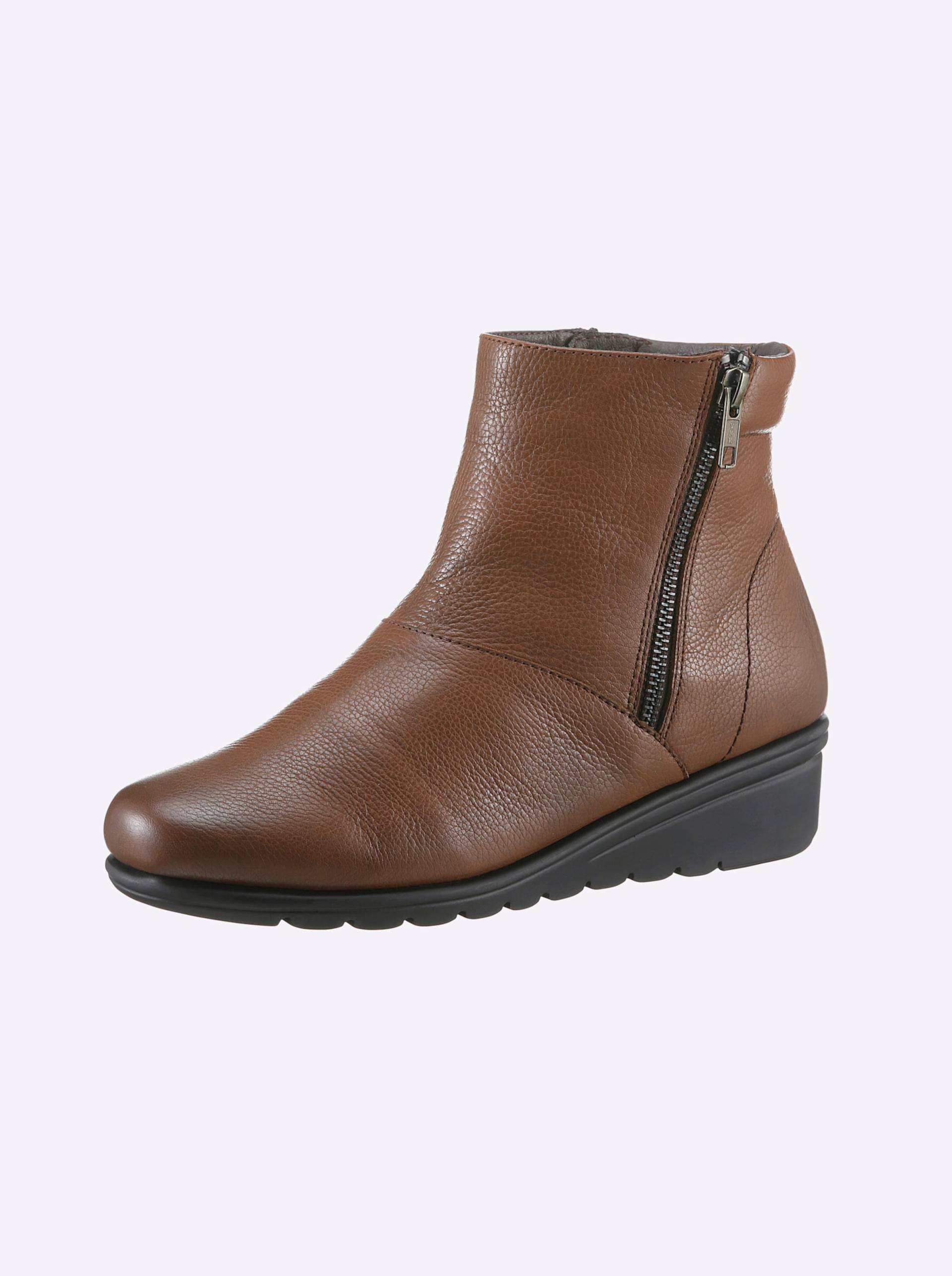 Stiefelette in cognac von airsoft comfort+ von airsoft comfort+