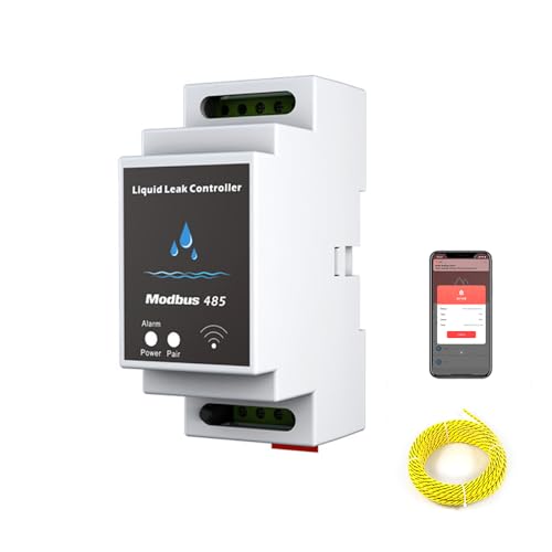 aixi-SHS Tuya Smart App Wasserleckdetektor, WiFi, professionell, Wassererkennung mit Modbus RTU485-Protokoll – verbunden für Rechenzentrum, Bibliothek, Lager von aixi-SHS