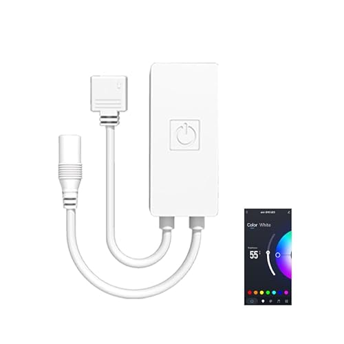 aixi-SHS WiFi Smart LED Controller 5 Pin RGBW DC12-24V Fernbedienung via App Tuya Dimmer LED, kompatibel mit Alexa von aixi-SHS