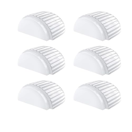 Aiyraa 6 Stück Türstopper Boden Kleben, Door Stopper, Transparente Selbstklebende Bodentürstopper Für Alle Hartböden Geeignet Türpuffer Boden Wandpuffer Zum Schutz Von Wand Und Möbel von aiyraa