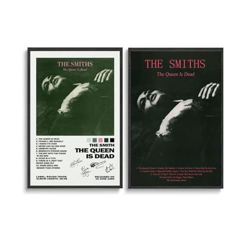 aizhimi 2 Stück Band-Poster "The Smiths Ablum The Queen Is Dead", Signatur-Wandkunst, Leinwand-Poster, Raumdekor, 30 x 45 cm, Stil 5 aizhimi 2 Stück Band-Poster "The Smiths Ablum The Queen Is Dead", Signatur-Wandkunst, Leinwand-Poster, Raumdekor, 30 x 45 cm, Stil 5 von aizhimi