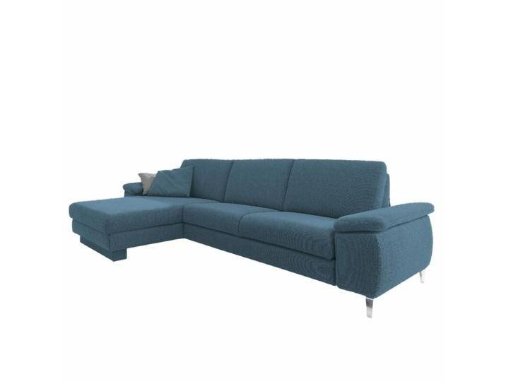 Akador Colombia Sofa - links , Textilgewebe Q2 uni blau , Basis Modell von akad'or