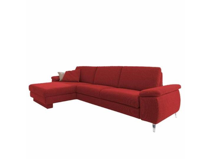 Akador Colombia Sofa - links , Textilgewebe Q2 uni rot , Basis Modell von akad'or