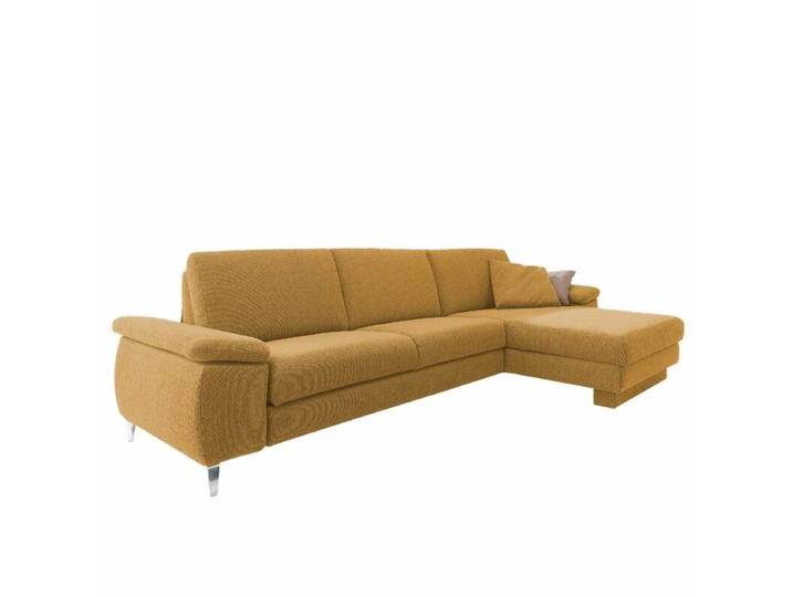 Akador Colombia Sofa - rechts , Textilgewebe Q2 uni curry , Basis Modell von akad'or