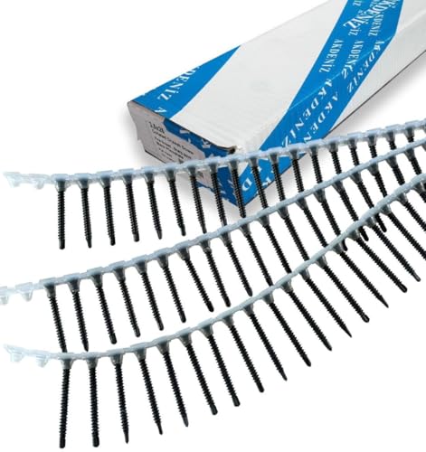 Akdeniz Premium Magazinierte Trockenbauschrauben - Selbstbohrend, 3,5x35mm, Packung mit 1000 Stück Akdeniz Premium Magazinierte Trockenbauschrauben - Selbstbohrend, 3,5x35mm, Packung mit 1000 Stück von akdeniz