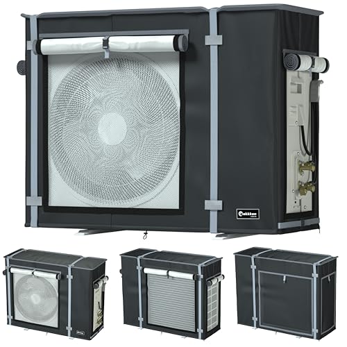 Akkkan Mini-Split-Abdeckung, 90 cm L x 39 cm B x 70 cm H, Außen-Fenster-Klimaanlagenabdeckung, Mini-Split-Klimaanlagenabdeckung, kann im Betrieb von Klimaanlagen verwendet werden, üblich für vier von akkkan