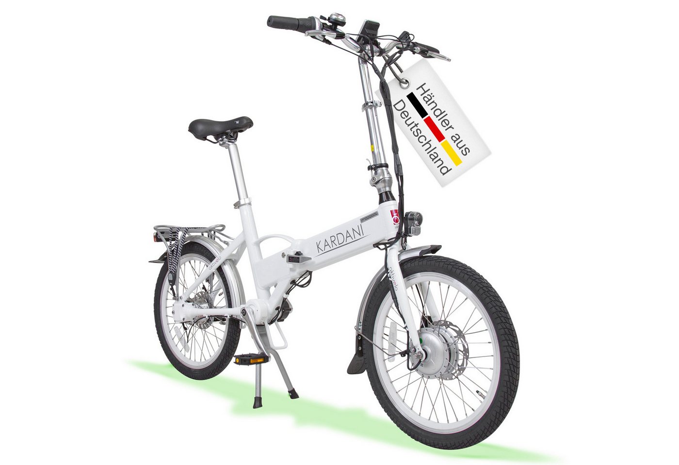 aktivelo Faltrad für Herren & Damen, 20 Zoll, elektro bis 75 km, 7 Gang, Kardanantrieb, Klapprad mit 9 Motorunterstützungsstufen & bis zu 25 km/h von aktivelo