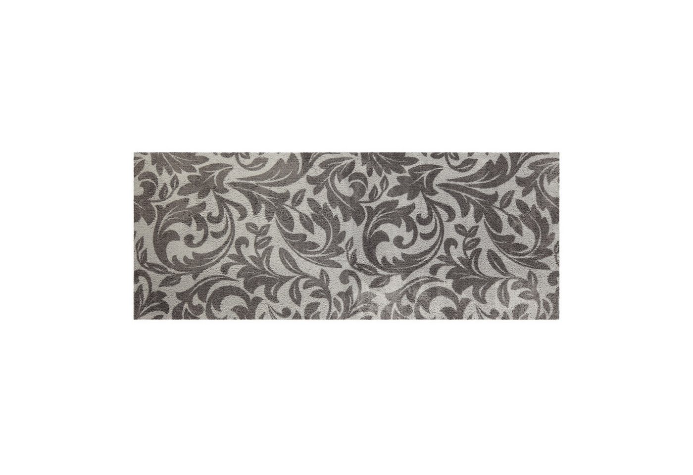 akzente Fußmatte Feel Lavender Ornament silver, Rechteckig, Höhe: 6 mm, 50x70 cm, Polyester, Latex, rutschfest, saugfähig, Schmutzfänger von akzente