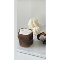 Whirle Candle Wellenkerze - Trend Swirl Dekoration Interior Geschenkidee Für Sie Gastgeschenke | S Stumpenkerzen von alaChandelle