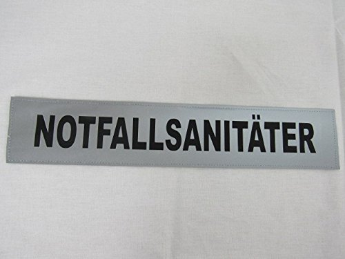 NOTFALLSANITÄTER 3M Reflex- Rückenschild 38x8cm matt silber Reflexschild NOTFALLSANITÄTER 3M Reflex- Rückenschild 38x8cm matt silber Reflexschild von SPITA
