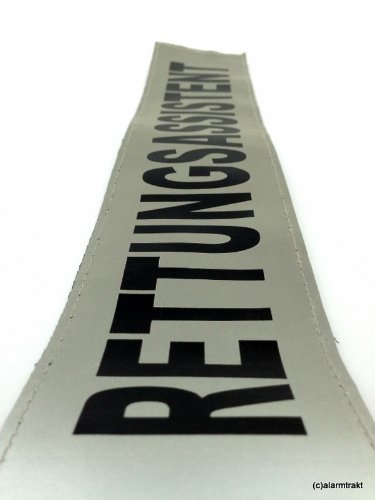 RETTUNGSASSISTENT 3M Reflex Rückenschild 38x8cm matt silber RETTUNGSASSISTENT 3M Reflex Rückenschild 38x8cm matt silber von SPITA