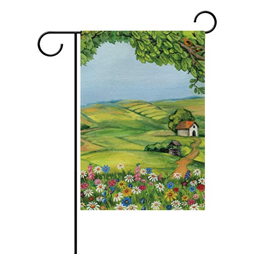 ALAZA Dekorative Gartenflagge für Frühling und Sommer, 30,5 x 45,7 cm, doppelseitig von alaza