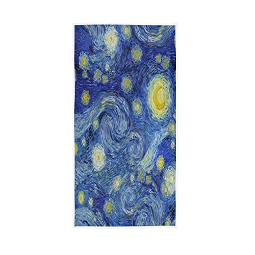 ALAZA Galaxy Nebula Spaxe Wolke Sonne Handtücher Baumwolle Gesicht Handtuch Bad Badezimmer Dekor 76,2 x 38,1 cm von alaza
