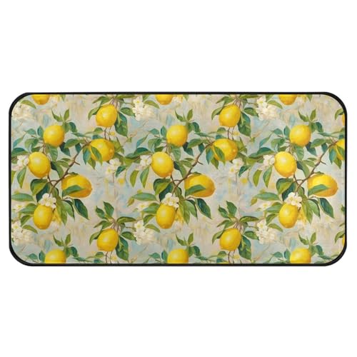 ALAZA Küchenmatten, Bodenmatte mit Zitronenmuster, für Küche, Bad, Schlafzimmer, 99,1 x 50,8 cm ALAZA Küchenmatten, Bodenmatte mit Zitronenmuster, für Küche, Bad, Schlafzimmer, 99,1 x 50,8 cm von alaza