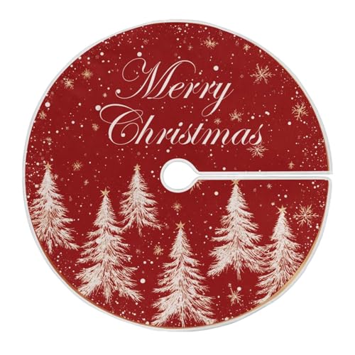 Weihnachtsbaum-Rock, 91,4 cm, goldfarbene Schneeflocken, Weihnachtsbaum, Winterurlaub, Party, Baummatte, Dekoration für Frohe Weihnachten, Innen- und Außendekoration Weihnachtsbaum-Rock, 91,4 cm, goldfarbene Schneeflocken, Weihnachtsbaum, Winterurlaub, Party, Baummatte, Dekoration für Frohe Weihnachten, Innen- und Außendekoration von alaza