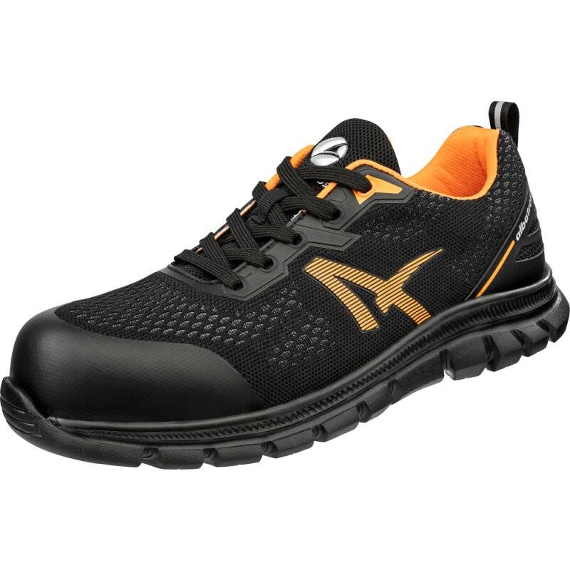 albatros LEVITATE ORANGE LOW S1PS SR extra leichter Sicherheitsschuh grau-orange 36 von albatros