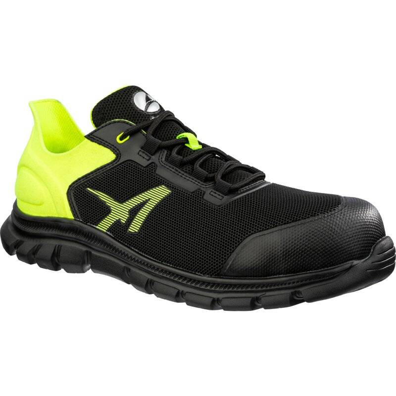 albatros OCTANE YELLOW LOW S1PS extra leichter Sicherheitsschuh schwarz-lime 40 von albatros
