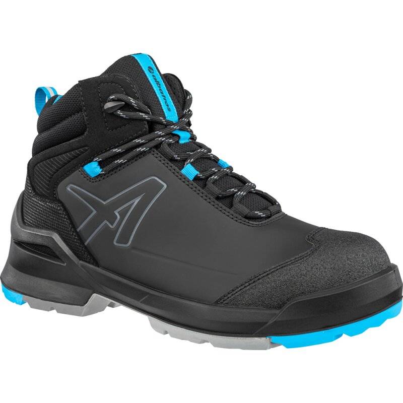 albatros TARAVAL BLACK/BLUE XW MID S3L ESD hoher Sicherheitsschuh schwarz-blau 38 von albatros