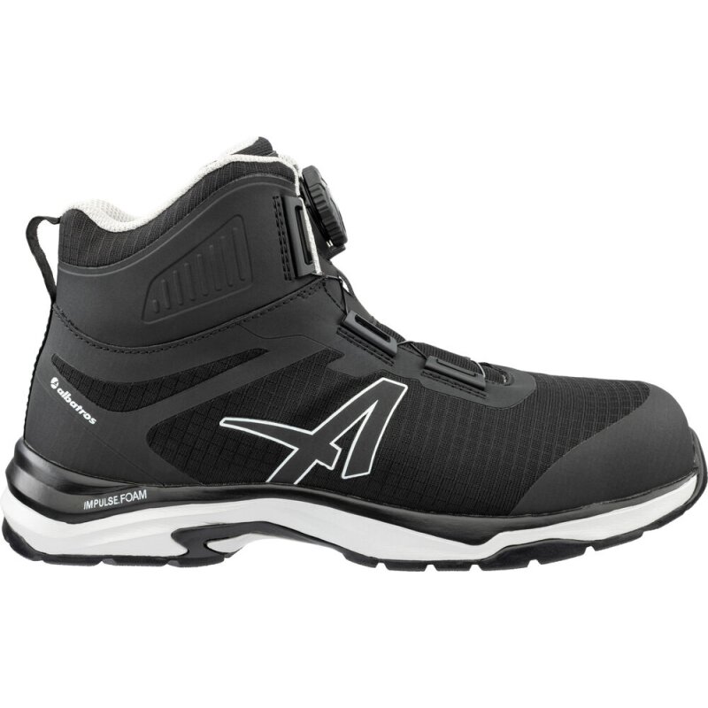 albatros TRAILMASTER BLK QL MID hoher Sicherheitsschuh mit Quicklock S3S ESD schwarz 41 von albatros