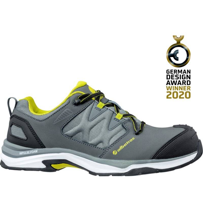 albatros ULTRATRAIL GREY LOW robuster Sicherheitsschuh S3 grau/kombiniert Gr. 41 von albatros