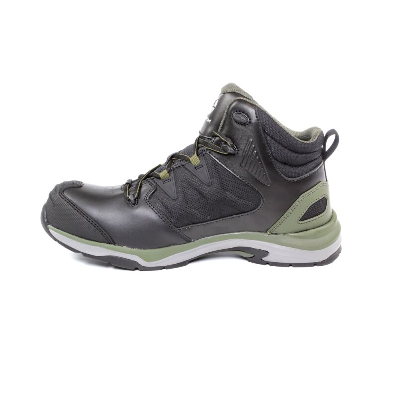 albatros ULTRATRAIL OLIVE CTX MID hoher sportlicher Sicherheitsschuh S3 schwarz/oliv Gr. 45 von albatros