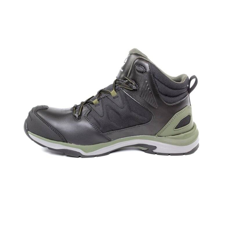 albatros ULTRATRAIL OLIVE CTX MID hoher sportlicher Sicherheitsschuh S3 schwarz/oliv Gr. 45 von albatros