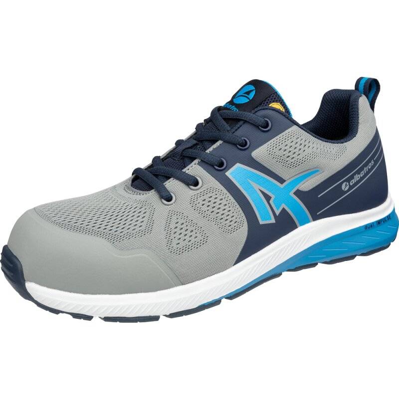 albatros VORTEX IMPULSE LOW S1PS ESD flacher bequemer Sicherheitsschuh grau-blau 38 von albatros