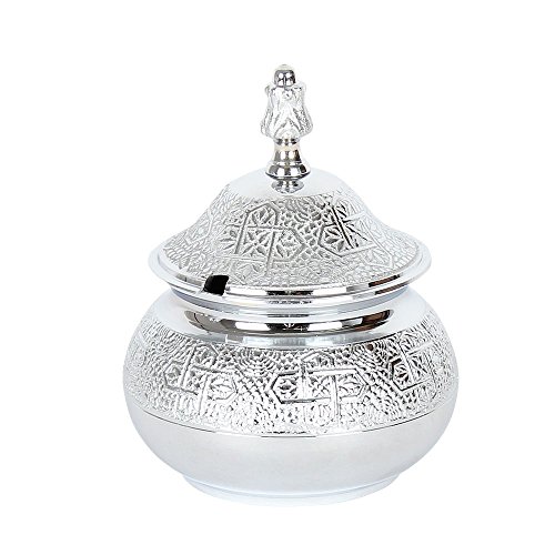 albena shop 73-128 Oria orientalische Zuckerdose Messing verchromt von albena shop