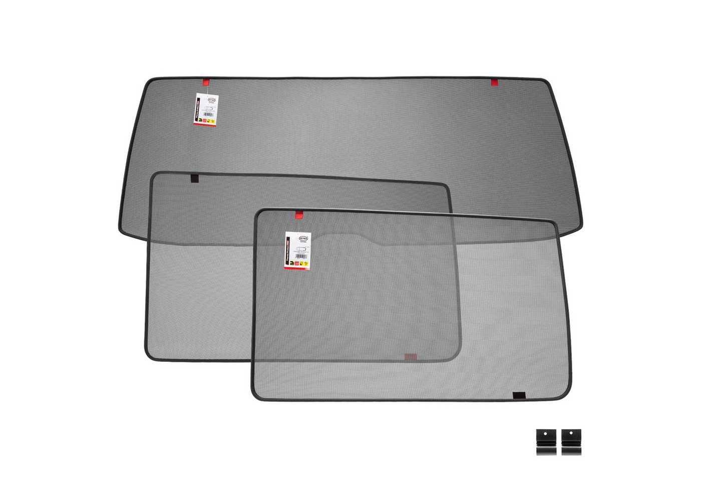 HEYNER Autosonnenschutz Sonnenschutz Rücksitz + Heckscheibe VW Multivan T5 (03-15) von HEYNER