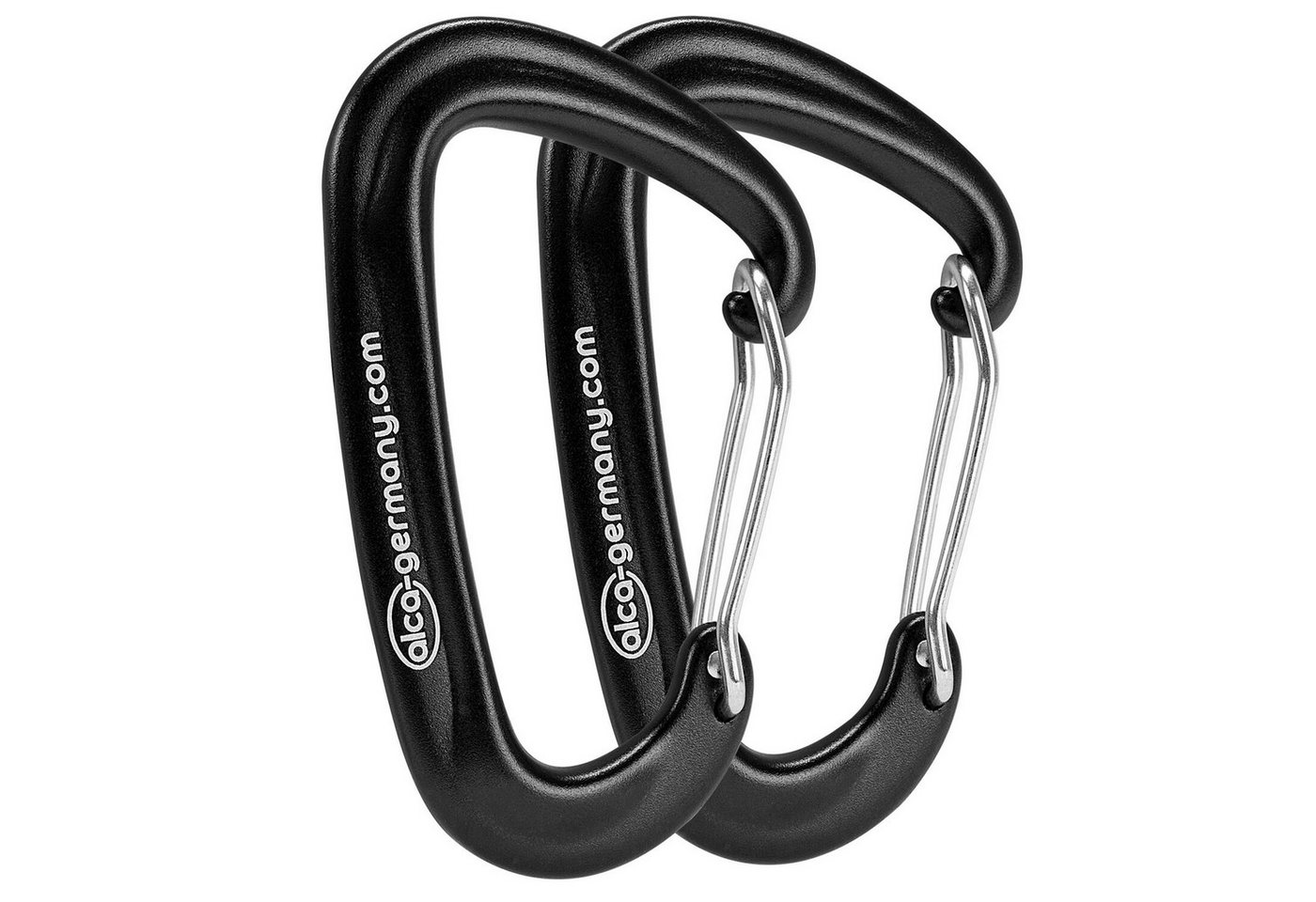 alca Karabiner Karabiner-Haken 2 Stück 500kg Belastbarkeit Camping Outdoor Freizeit von alca