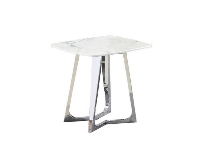 alesvelt Beistelltisch BARI 2-tlg. Marmoroptik Gold 50x50x55 cm (2er Set), Marmorptik von alesvelt