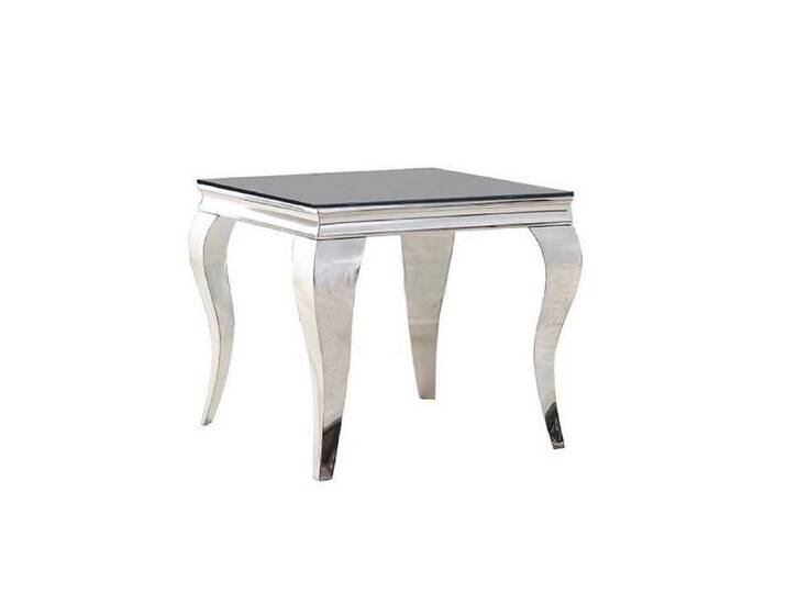 alesvelt Beistelltisch MILANO Marmoroptik Gold 60x60x55 cm (1-Tisch), 60 x 60 x 55 cm, schwarz, schwarz von alesvelt