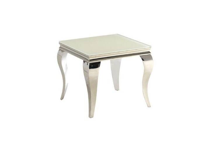 alesvelt Beistelltisch MILANO Marmoroptik Gold 60x60x55 cm (1-Tisch), 60 x 60 x 55 cm, weiß, weiss von alesvelt