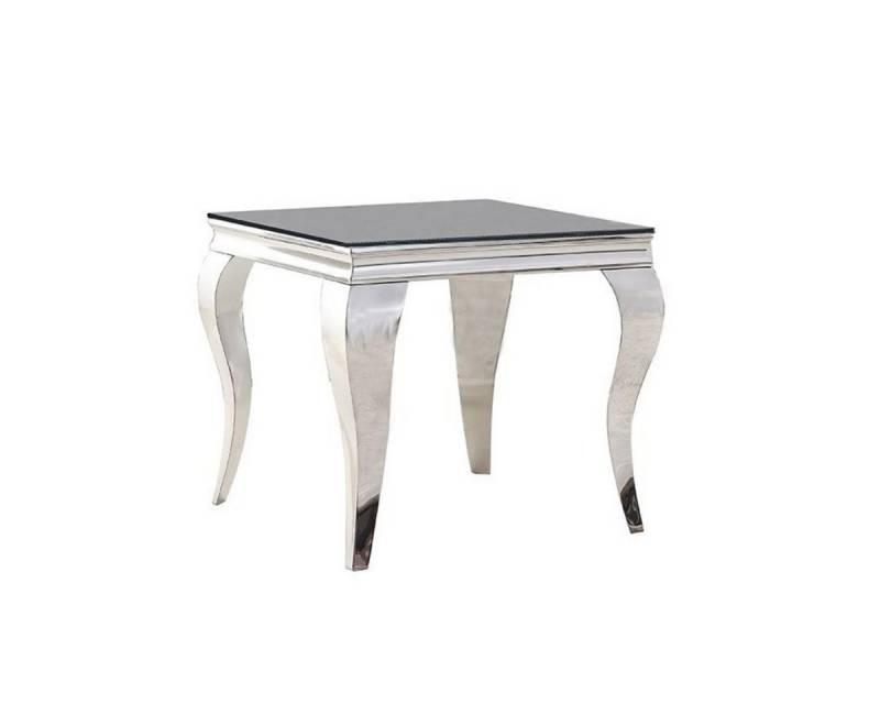 alesvelt Beistelltisch MILANO 2 -teilig Marmoroptik Gold 60x60x55 cm (2er Set), Marmor von alesvelt