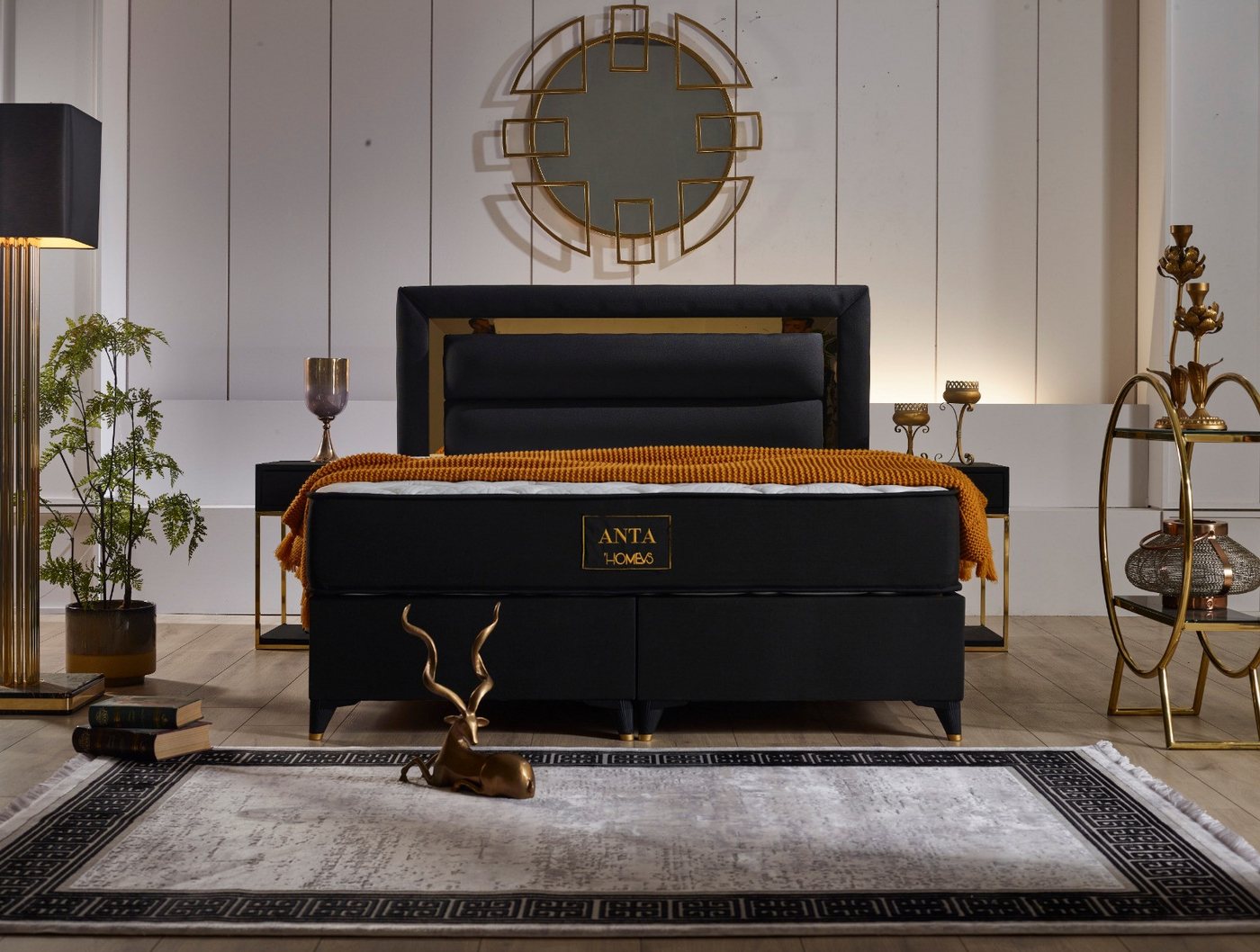 alesvelt Boxspringbett Anta Boxspringbett Set, Matratze Herkules-Federkern, 7-Zonen-System alesvelt Boxspringbett Anta Boxspringbett Set, Matratze Herkules-Federkern, 7-Zonen-System von alesvelt