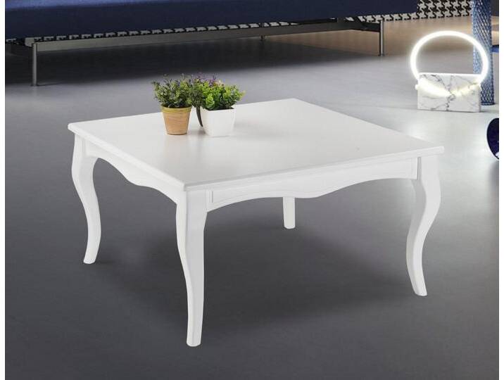 alesvelt Couchtisch LUKENS in edlem Barockstil MDF Hochglanz 80/130 cm, Barockstil, 80cm von alesvelt