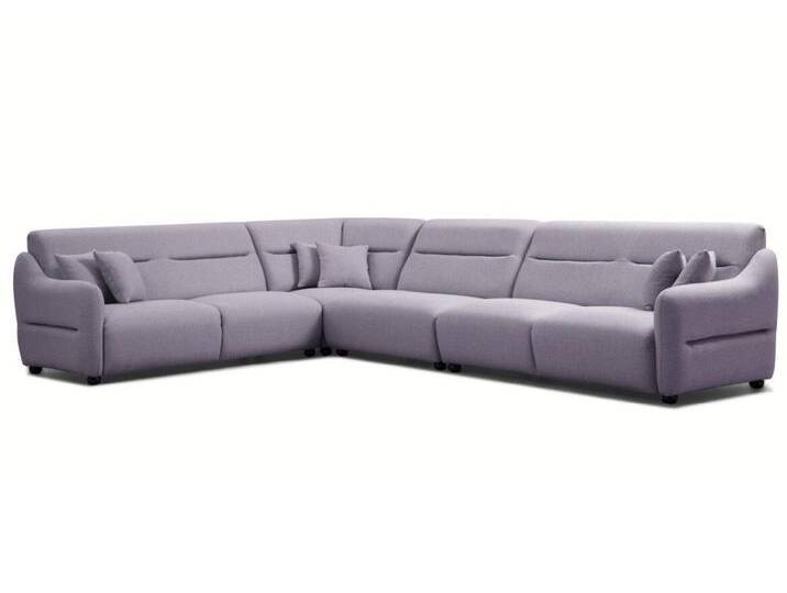 alesvelt Ecksofa PANDORA, Set, Wohnlandschaft inkl. Zierkissen, grau, grau von alesvelt