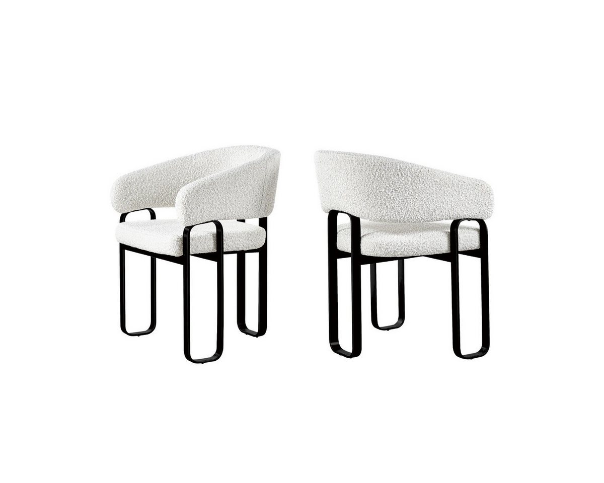 alesvelt Esszimmerstuhl mit gepolsterte Rückenlehne und Sitzfläche (1-Stück), 63 x 57 x 79 cm von alesvelt