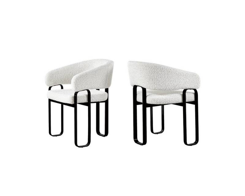 alesvelt Esszimmerstuhl mit gepolsterte Rückenlehne und Sitzfläche (1-Stück), 63 x 57 x 79 cm von alesvelt