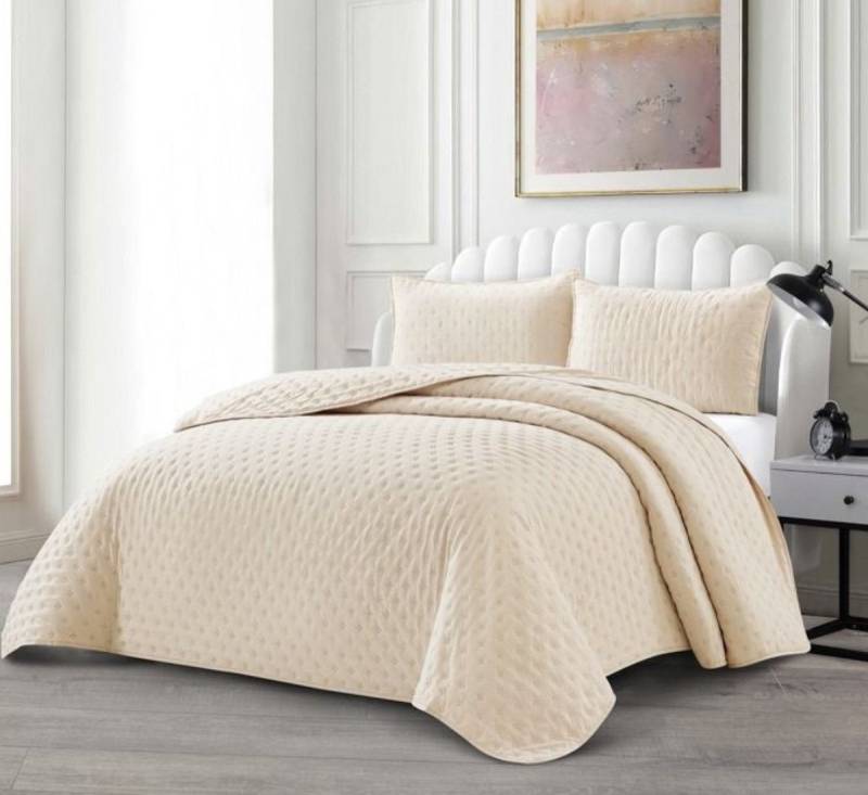 alesvelt Tagesdecke Set Deren Überwurf Decke 3-Teilig 240x250 c, atmungsaktiv 2-Personen alesvelt Tagesdecke Set Deren Überwurf Decke 3-Teilig 240x250 c, atmungsaktiv 2-Personen von alesvelt