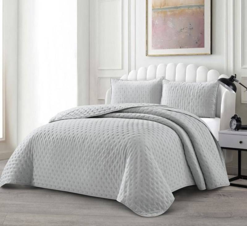 alesvelt Tagesdecke Set Deren Überwurf Decke 3-Teilig 240x250 c, atmungsaktiv 2-Personen alesvelt Tagesdecke Set Deren Überwurf Decke 3-Teilig 240x250 c, atmungsaktiv 2-Personen von alesvelt