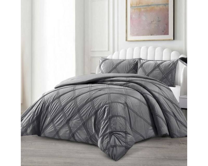 alesvelt Tagesdecke Set Lara Überwurf Decke 3-Teilig 240 x 250 cm 2-Personen von alesvelt