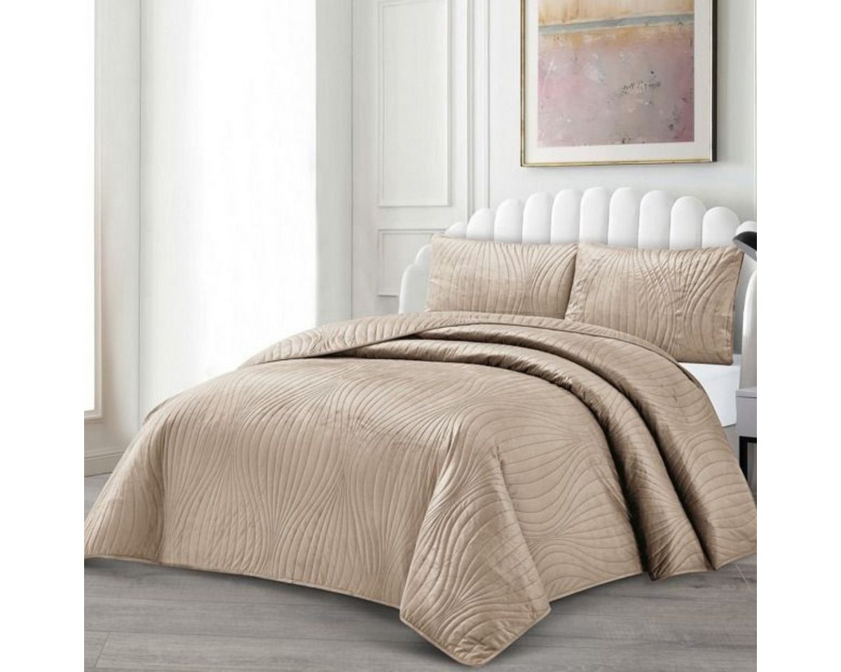 alesvelt Tagesdecke Set Iris Überwurf Decke 3-Teilig 240 x 250 cm alesvelt Tagesdecke Set Iris Überwurf Decke 3-Teilig 240 x 250 cm von alesvelt