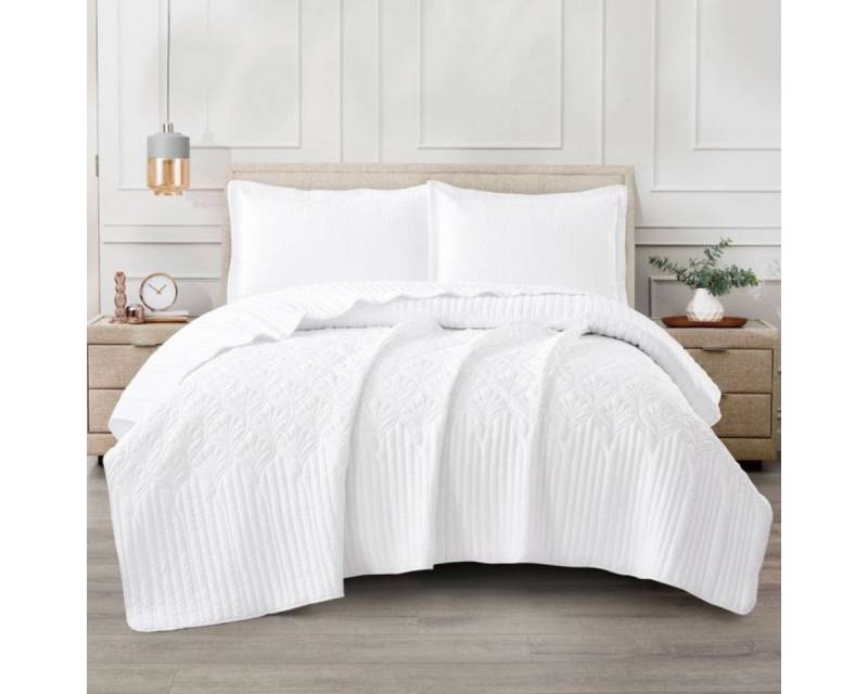 alesvelt Tagesdecke Set Nilüfer Überwurf Decke 3-Teilig 240X260 CM,2-Personen alesvelt Tagesdecke Set Nilüfer Überwurf Decke 3-Teilig 240X260 CM,2-Personen von alesvelt